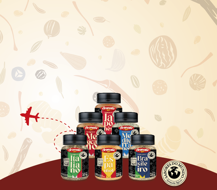 Conheça a linha Sabores do Mundo